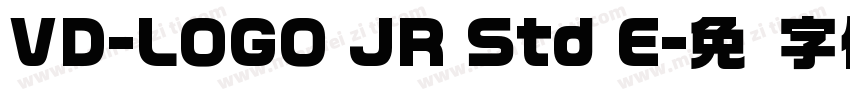 VD-LOGO JR Std E字体转换